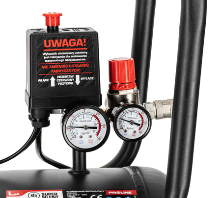 Compresor aer fără ulei, 750 W, 8 bar, 254 l/min, rezervor 50 l - Proline P200005
