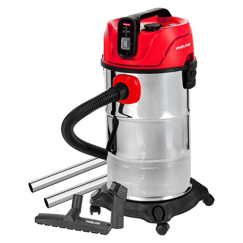 Aspirator atelier, 1400 W, 30 l, profesional, metalic, filtru HEPA PROLINE-M P21004