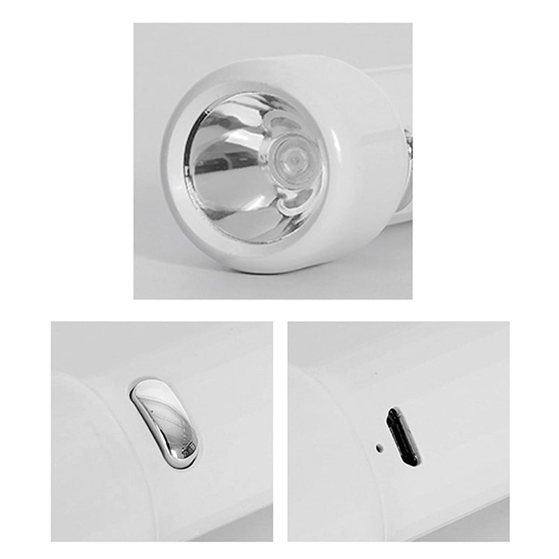 Set 30 lanterne LED albe de 2 W cu baterie de 1200 mAh și încărcare microUSB Platinet PAF8931