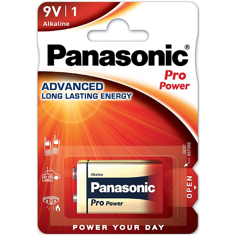 Baterie alcalină 9 V blister cu 1 bucată Pro Power Panasonic PAN-9VPP