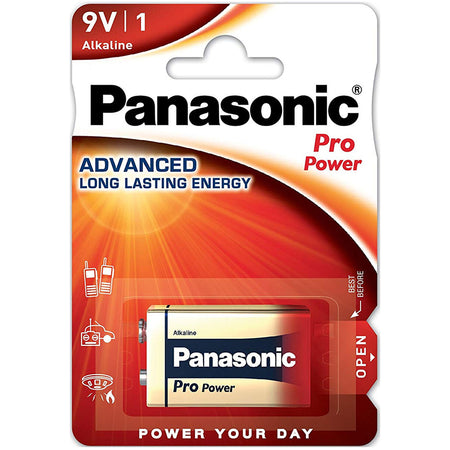 Baterie alcalină 9 V blister cu 1 bucată Pro Power Panasonic PAN-9VPP