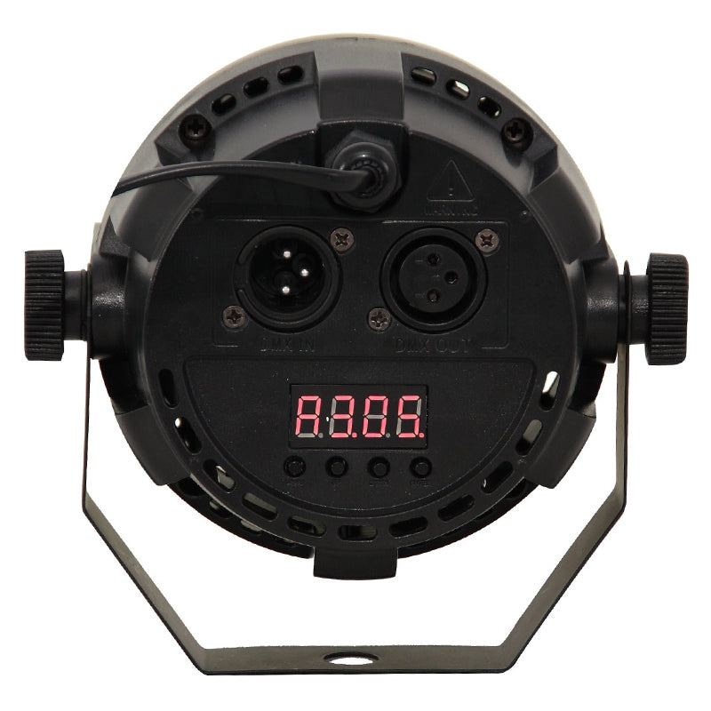 MINI PAR LED RGB 12 × 3 W cu telecomandă și DMX Ibiza Light PAR-MINI-RGB3