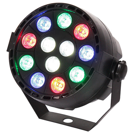 Mini par LED RGBW DMX, 12×1 W, Ibiza Light PAR-MINI-RGBW