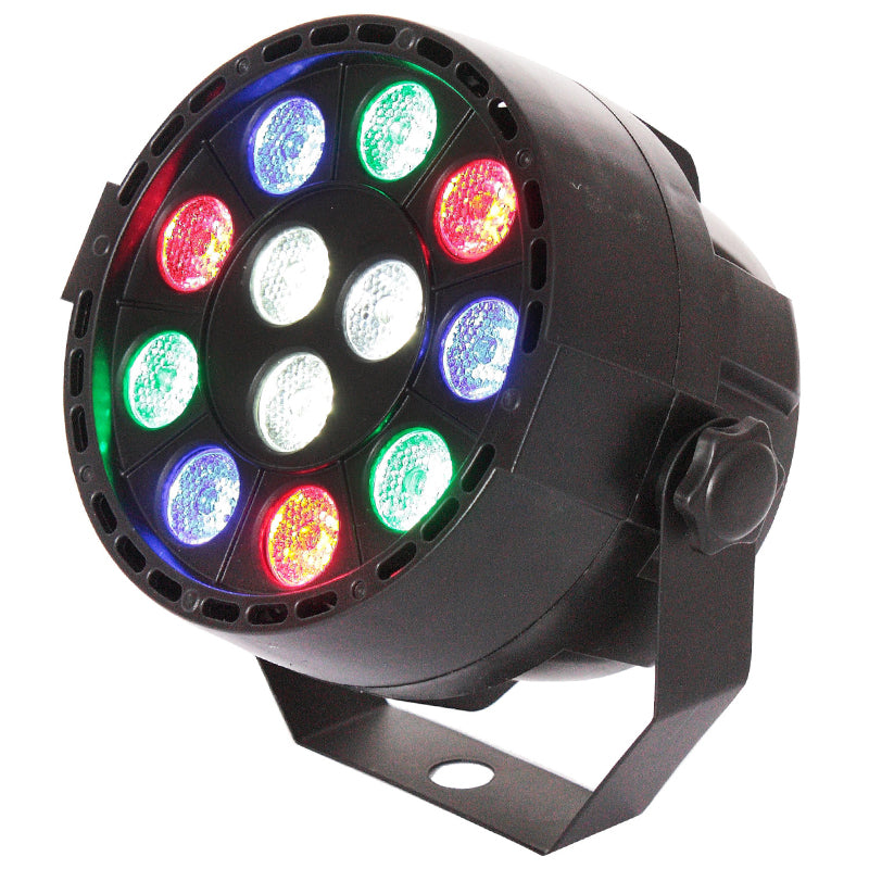 Mini par LED RGBW DMX, 12×1 W, Ibiza Light PAR-MINI-RGBW