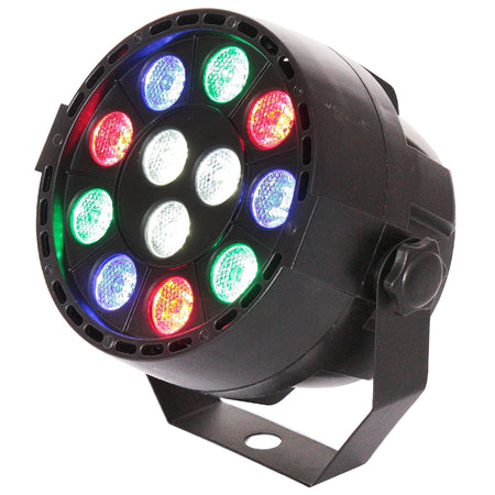 Mini par LED RGBW DMX, 12×1 W, Ibiza Light PAR-MINI-RGBW