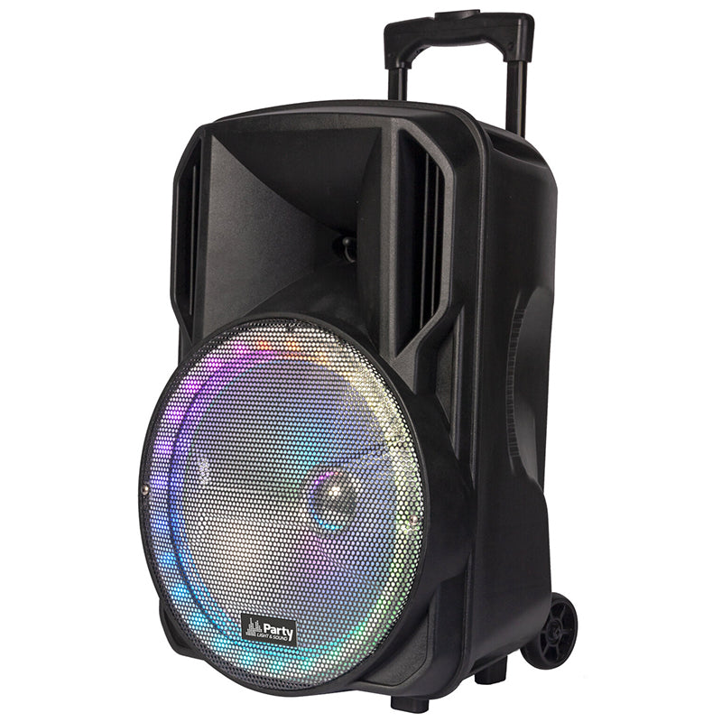 Boxă portabilă iluminată LED 15 inch 50 W USB/SD/BT/FM Party PARTY-15RGB