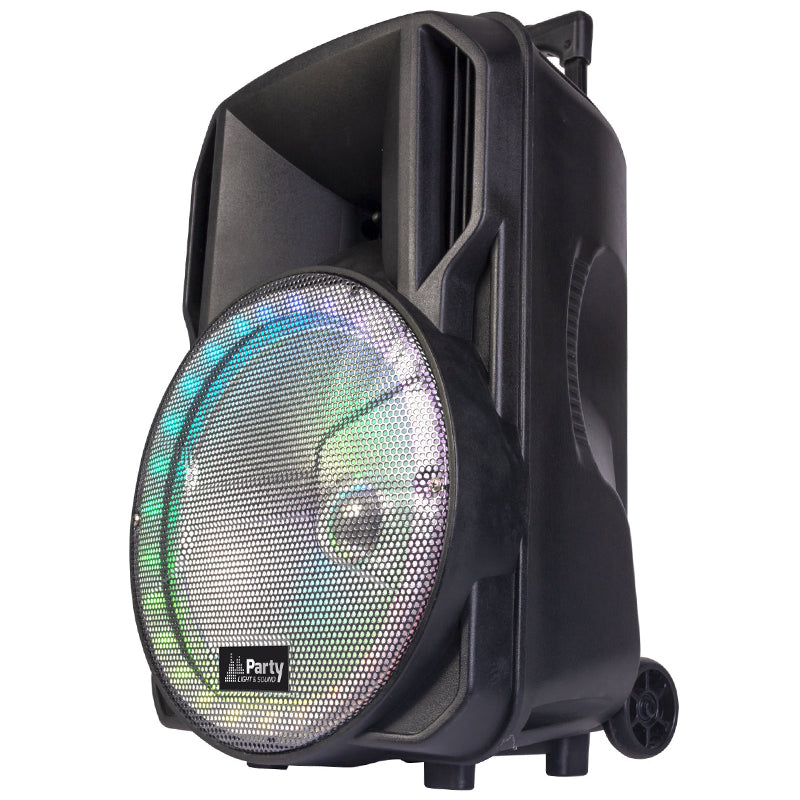 Boxă portabilă iluminată LED 15 inch 50 W USB/SD/BT/FM Party PARTY-15RGB