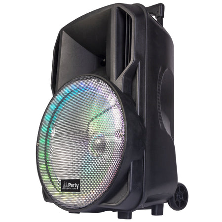 Boxă portabilă iluminată LED 15 inch 50 W USB/SD/BT/FM Party PARTY-15RGB