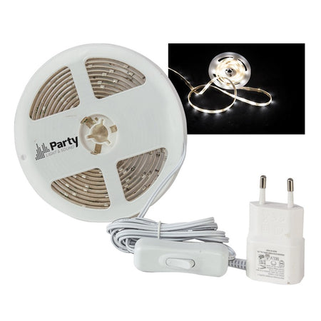 Banda Led 3m 4000k Alb Neutru Cu Alimentator