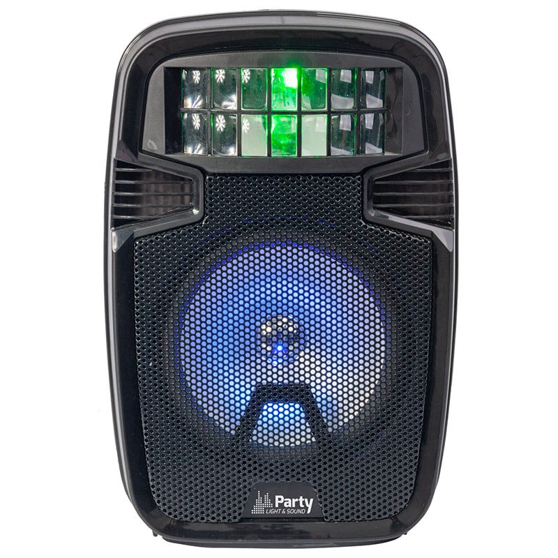 Boxă portabilă 8" LED Bluetooth, USB, SD, FM, baterie, Ibiza Sound PARTY-8COMBI