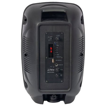 Boxă portabilă 8" LED Bluetooth, USB, SD, FM, baterie, Ibiza Sound PARTY-8COMBI