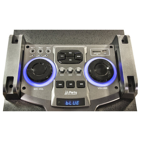 Set 2 Boxe 2x12"/30cm 1200w Cu Usb/Sd/Aux/Bluetooth + Telecomanda PARTY-BOX412