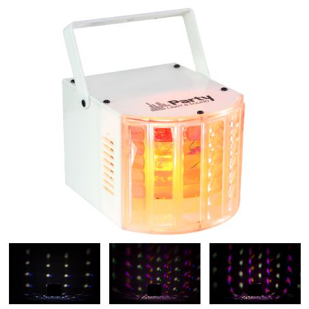 Efect Derby LED 6×1 W RGBWYP cu 6 culori, Party PARTY-DERBY6
