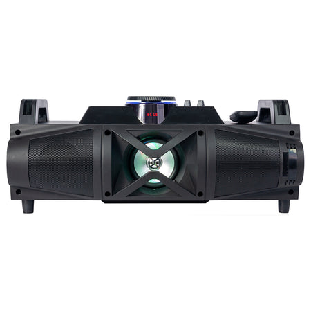 Sistem portabil 3 căi 20 W cu Bluetooth, USB/SD/FM, lumini LED Party PARTY-FALCON