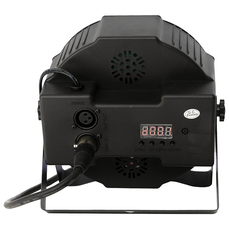 PAR LED cu efect Astro, 18 LED-uri × 0,75W, DMX, Ibiza Light PARTY-PAR-AST