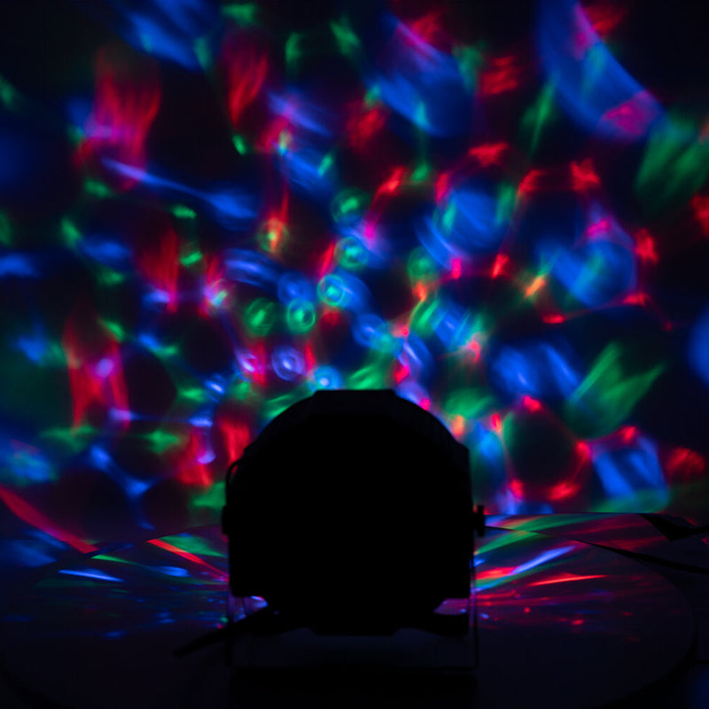 PAR LED cu efect Astro, 18 LED-uri × 0,75W, DMX, Ibiza Light PARTY-PAR-AST