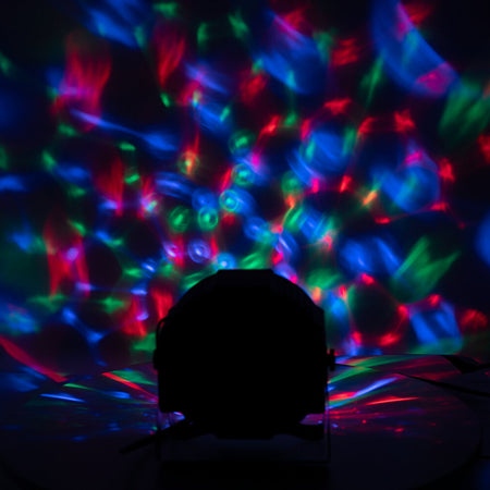PAR LED cu efect Astro, 18 LED-uri × 0,75W, DMX, Ibiza Light PARTY-PAR-AST