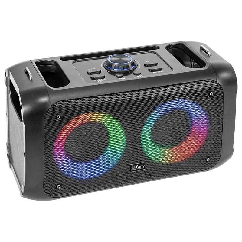 Boxă portabilă TWS cu iluminare LED și difuzoare 2 × 8 cm Party PARTY-STREET2