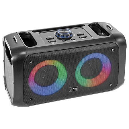 Boxă portabilă TWS cu iluminare LED și difuzoare 2 × 8 cm Party PARTY-STREET2