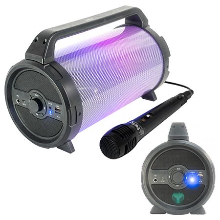 Boxa Portabila 5"/13.5cm Cu Bt/fm/sd/usb/aux 18w Rms