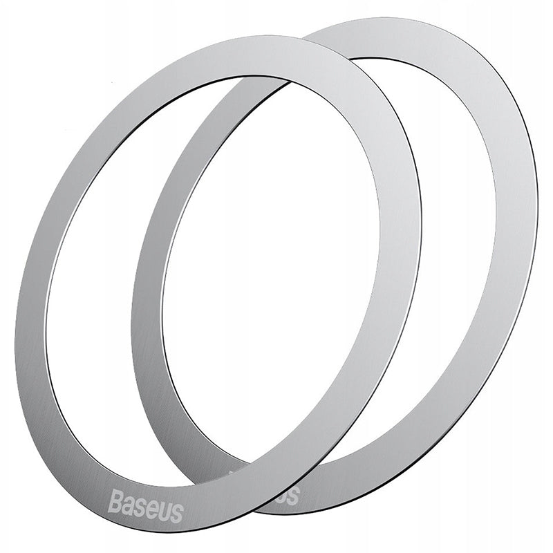 Set 2 inele magnetice Halo din oțel inoxidabil cu prindere adezivă Baseus PCCH000012