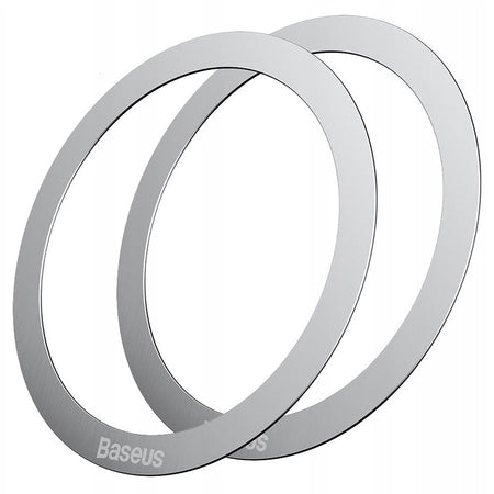 Set 2 inele magnetice Halo din oțel inoxidabil cu prindere adezivă Baseus PCCH000012