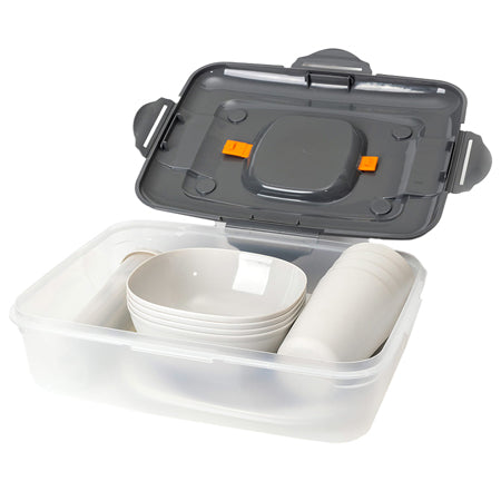 Set picnic pentru 4 persoane cu 26 de piese din plastic Platinet PCTS27G
