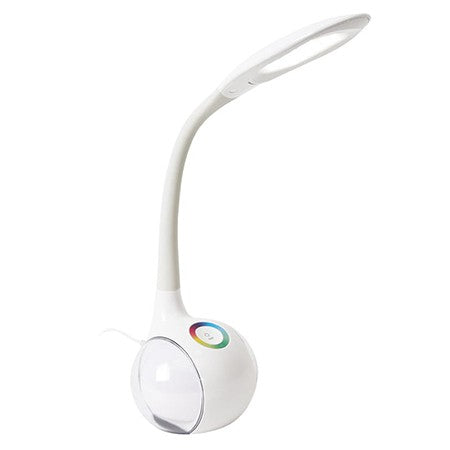 Lampă birou cu lumină veghe reglabilă, baterie 2400 mAh RGB Platinet PDL20BAT