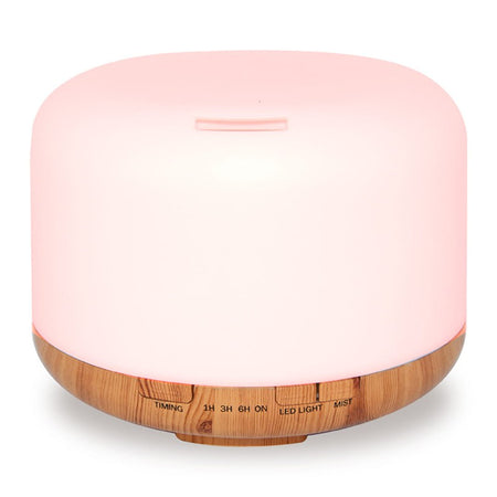 Umidificator cu ionizator și difuzor de arome cu iluminare LED și rezervor de 500 ml Platinet PDLAD12W