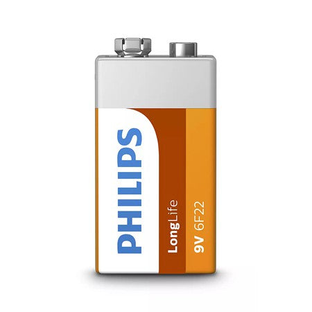 Baterie 9 V LongLife în blister cu 1 bucată Philips PH-6F22L1F/10