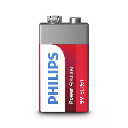 Baterie alcalină 9 V Power Alkaline blister 1 bucată Philips PH-6LR61P1B/1