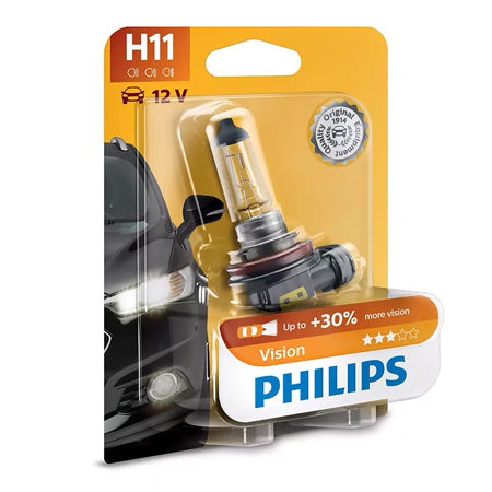 Bec auto H11 Vision 12 V 55 W cu soclu PGJ19-2 Philips PH-H11