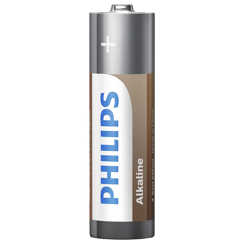 Set baterii alcaline AA LR6 cu 10 bucăți în blister Philips PH-LR6AL10S/1