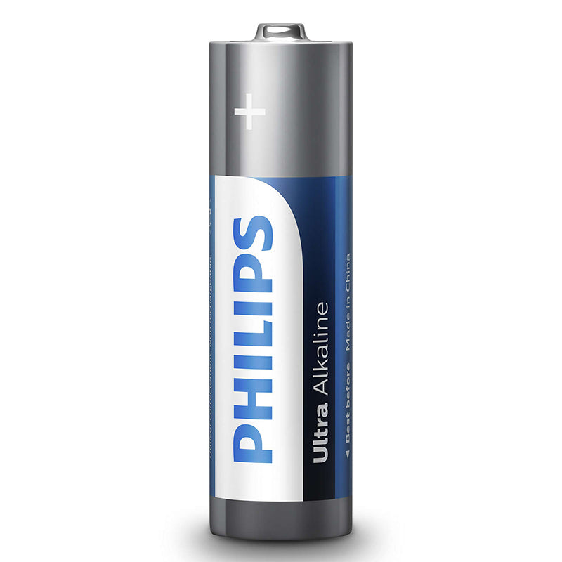 Set baterii alcaline AA LR6 Ultra Alkaline blister 2 bucăți Philips PH-LR6E2B/10