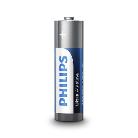 Set baterii alcaline AA LR6 Ultra Alkaline de 1,5 V în blister cu 4 bucăți Philips PH-LR6E4B/10