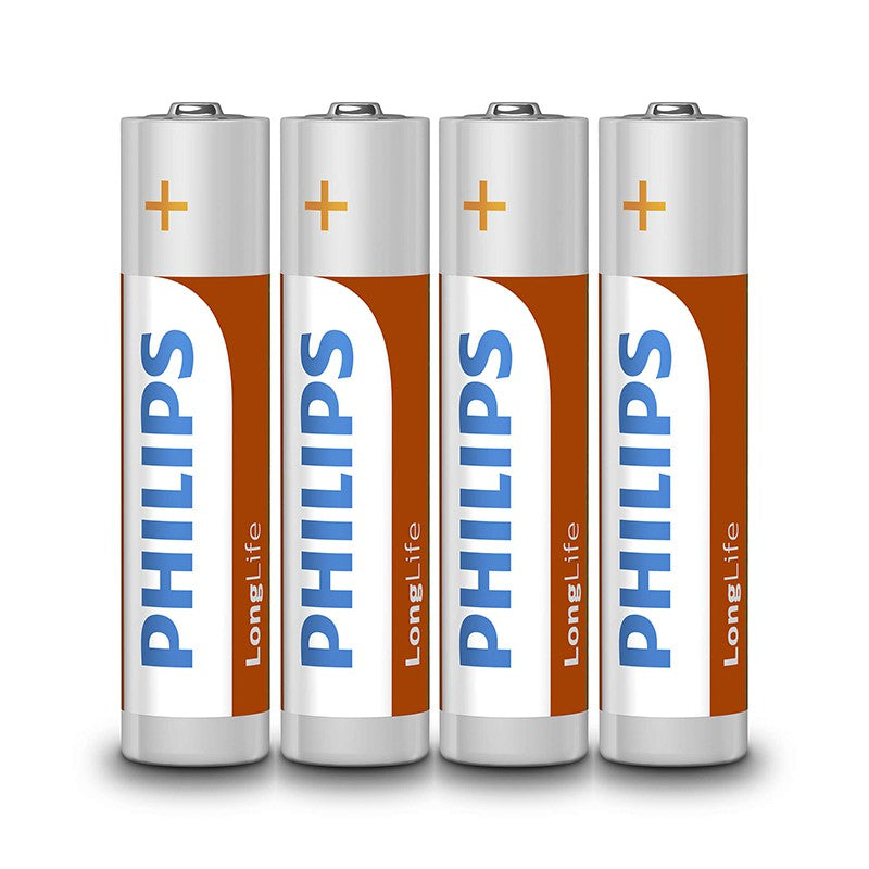 Set baterii R03 AAA LongLife cu 4 bucăți Philips PH-R03L4F/10