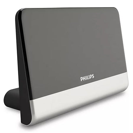 Antenă TV digitală de interior cu amplificator 48 dB pentru UHF, VHF și FM Philips PH-SDV6222