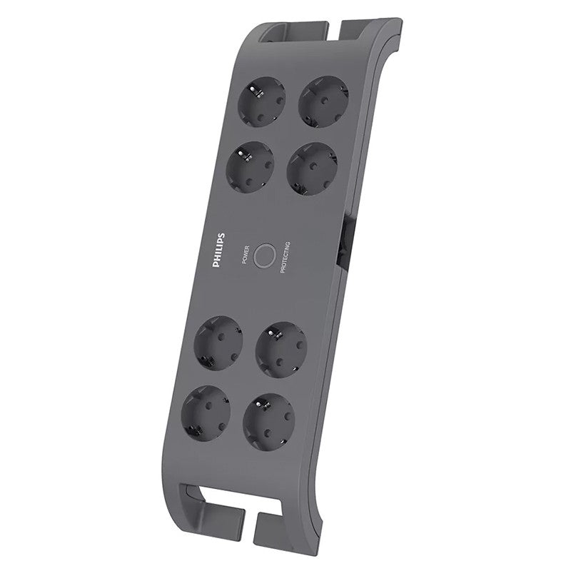Prelungitor cu protecție la supratensiune cu 8 prize și cablu de 2 m Philips PH-SPN3180
