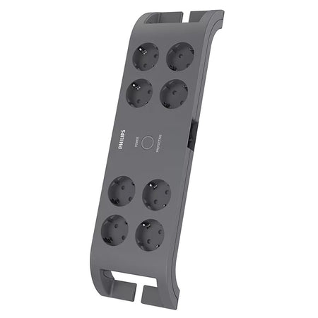 Prelungitor cu protecție la supratensiune cu 8 prize și cablu de 2 m Philips PH-SPN3180