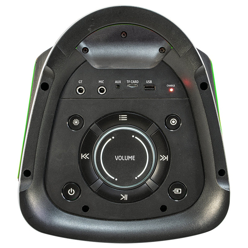 Boxă portabilă LED 2×6.5" 100 W Bluetooth, USB, microSD Ibiza Sound PHANTOM