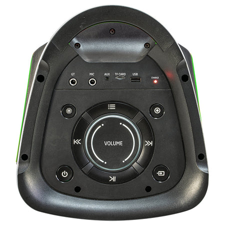 Boxă portabilă LED 2×6.5" 100 W Bluetooth, USB, microSD Ibiza Sound PHANTOM