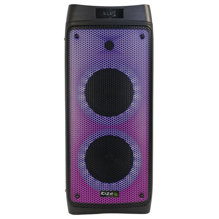 Boxă portabilă LED 2×6.5" 100 W Bluetooth, USB, microSD Ibiza Sound PHANTOM