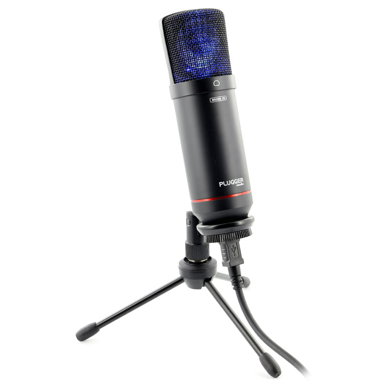 Microfon USB pentru studio, streaming și podcast Plugger PLUMUSB20