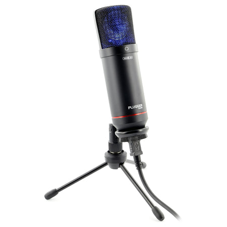 Microfon USB pentru studio, streaming și podcast Plugger PLUMUSB20