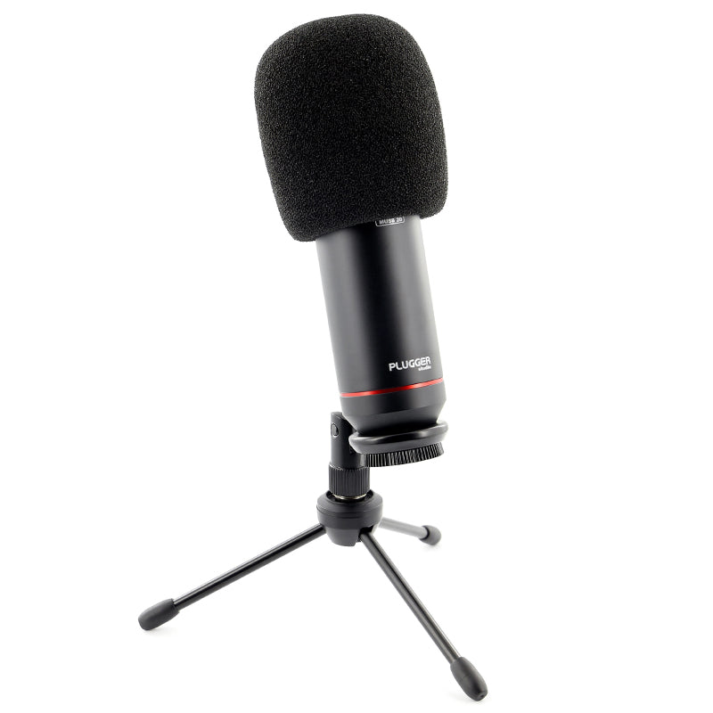 Microfon USB pentru studio, streaming și podcast Plugger PLUMUSB20