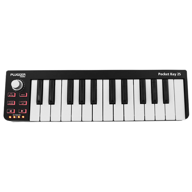 Controller MIDI cu 25 de clape portabil, USB Plugger PLUPOCKETKEY2
