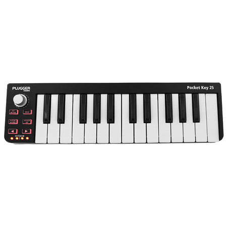 Controller MIDI cu 25 de clape portabil, USB Plugger PLUPOCKETKEY2