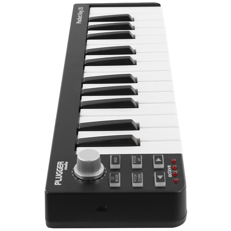 Controller MIDI cu 25 de clape portabil, USB Plugger PLUPOCKETKEY2