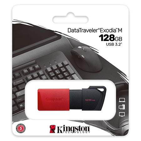 Stick de memorie USB Kingston DTXM de 128 GB cu USB 3.2 PLYFD128GDTXM