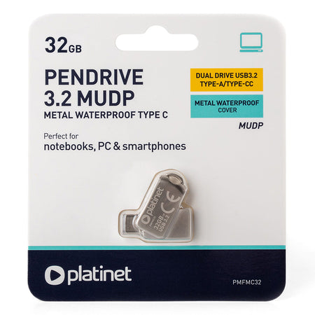 Memorie USB 3.2 de 32 GB Platinet PLYFD32GUDP